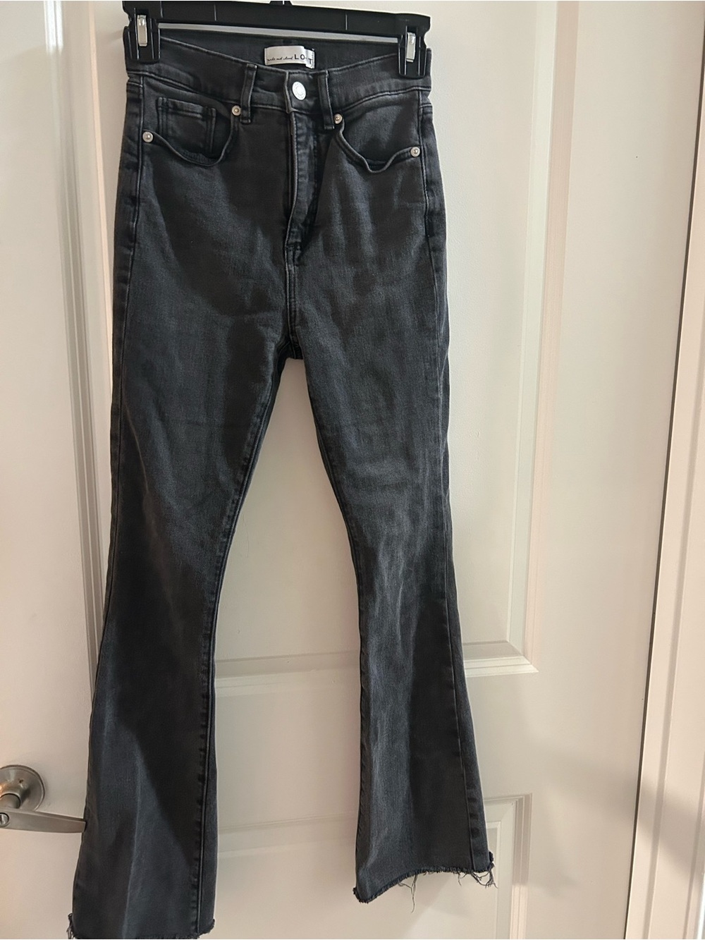 High-Rise charcoal Flared Women’s Jeans